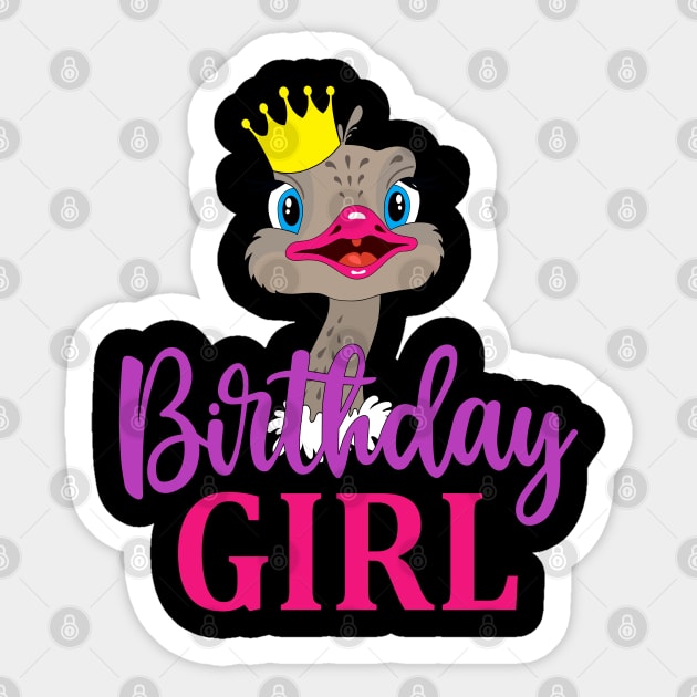 Birthday Girl Sticker by ShirtPirat